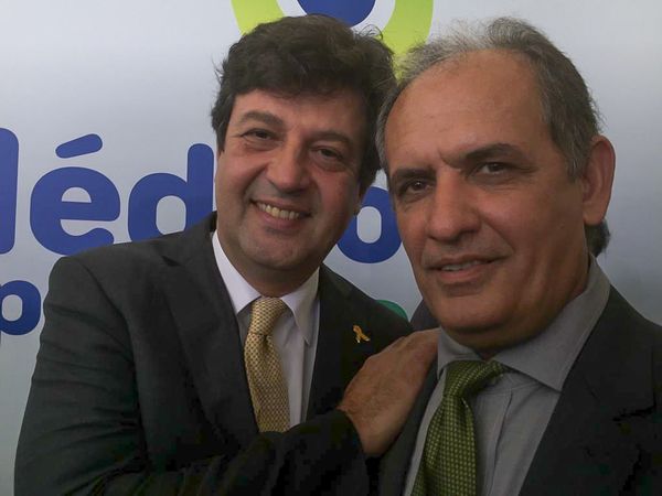 Ministro da Saúde e Neuton Dornelas