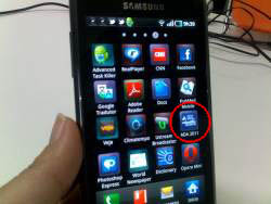 Foto do celular android