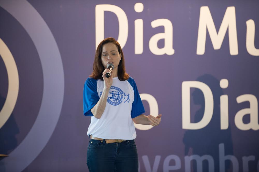 Melanie, dia Mundial do Diabetes