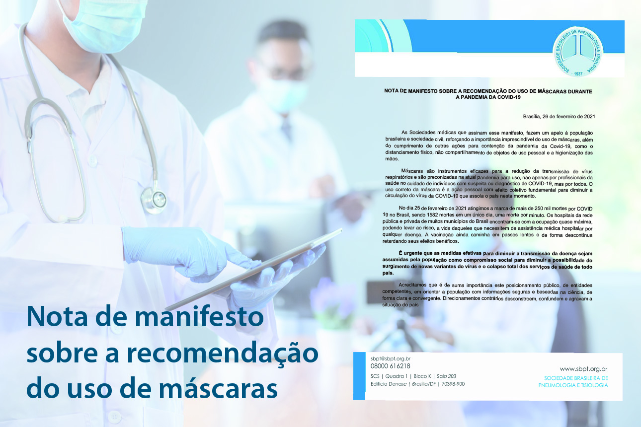 Sociedades Médicas pelo Uso de Máscaras