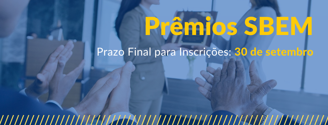Inscrições abertas para os Prêmios SBEM