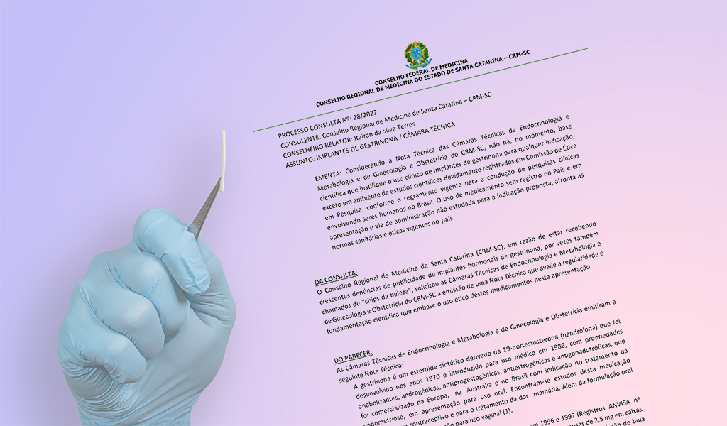 CRM-SC Divulga Nota sobre Uso de Gestrinona