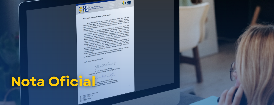 Nota Oficial: Implantes Hormonais Contendo Ocitocina  