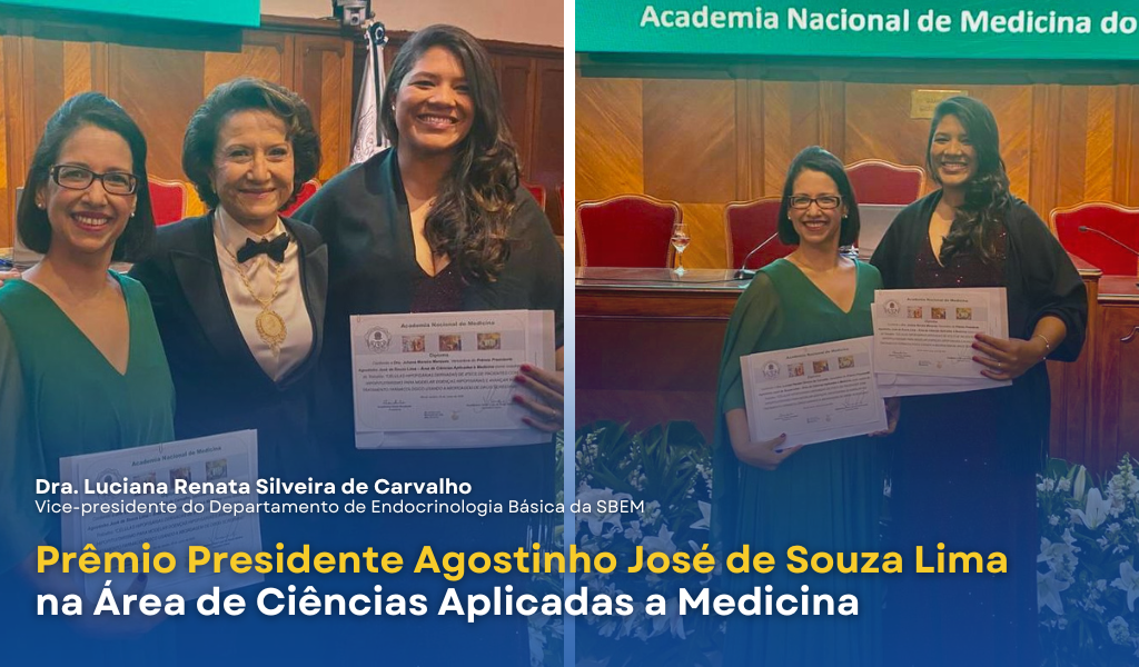 Premiação na Academia Nacional de Medicina