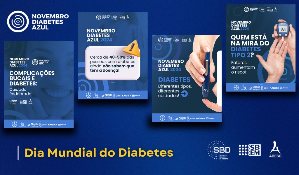 SBEM e SBD Juntas mais uma Vez pelo Dia Mundial do Diabetes