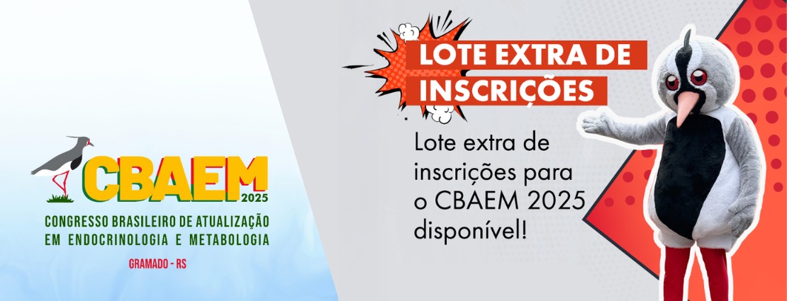 CBAEM 2025 Libera Lote Extra de Inscrições
