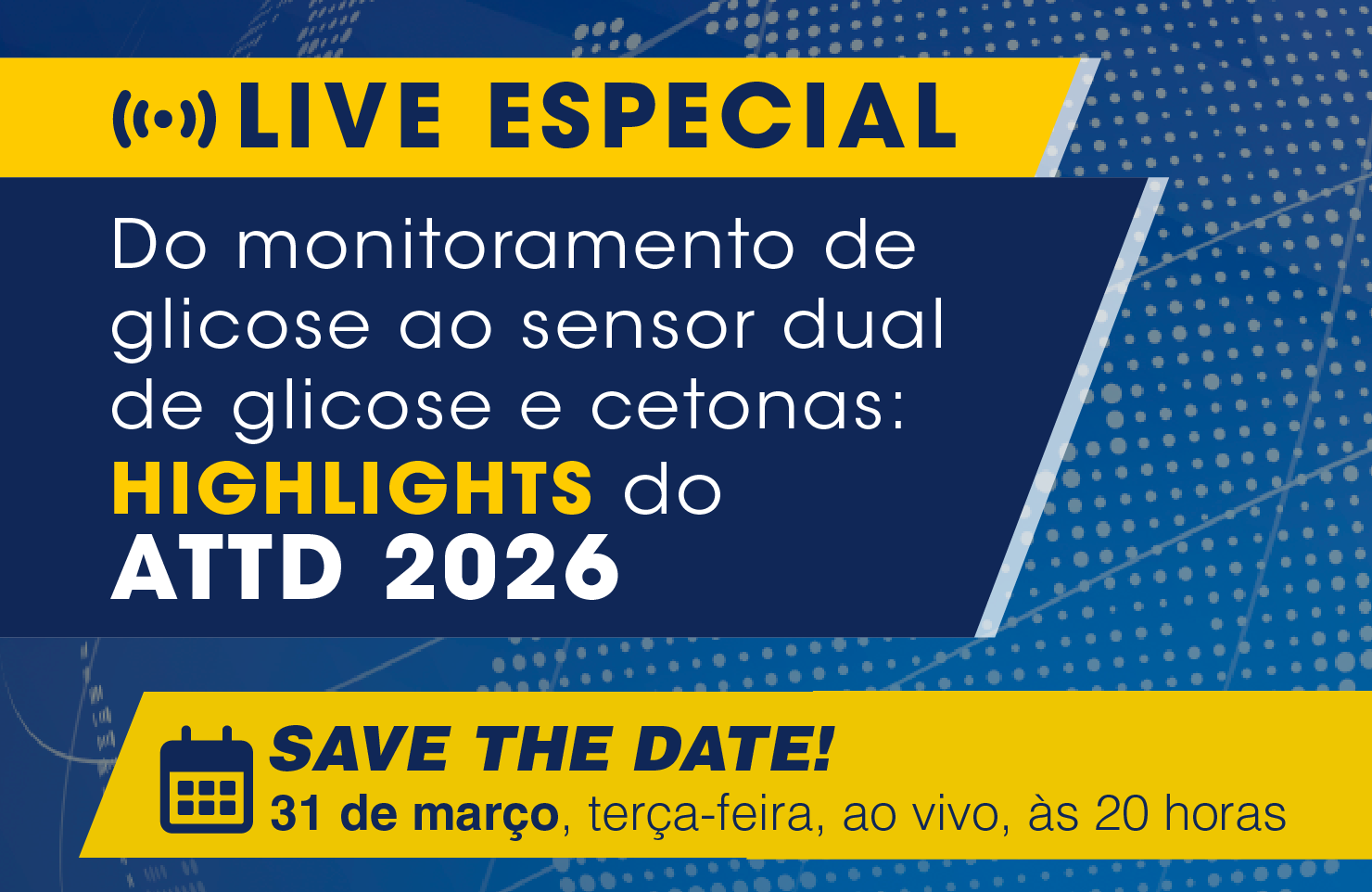 Live Destaca Avanços em Monitoramento de Glicose Apresentados no ATTD 2026