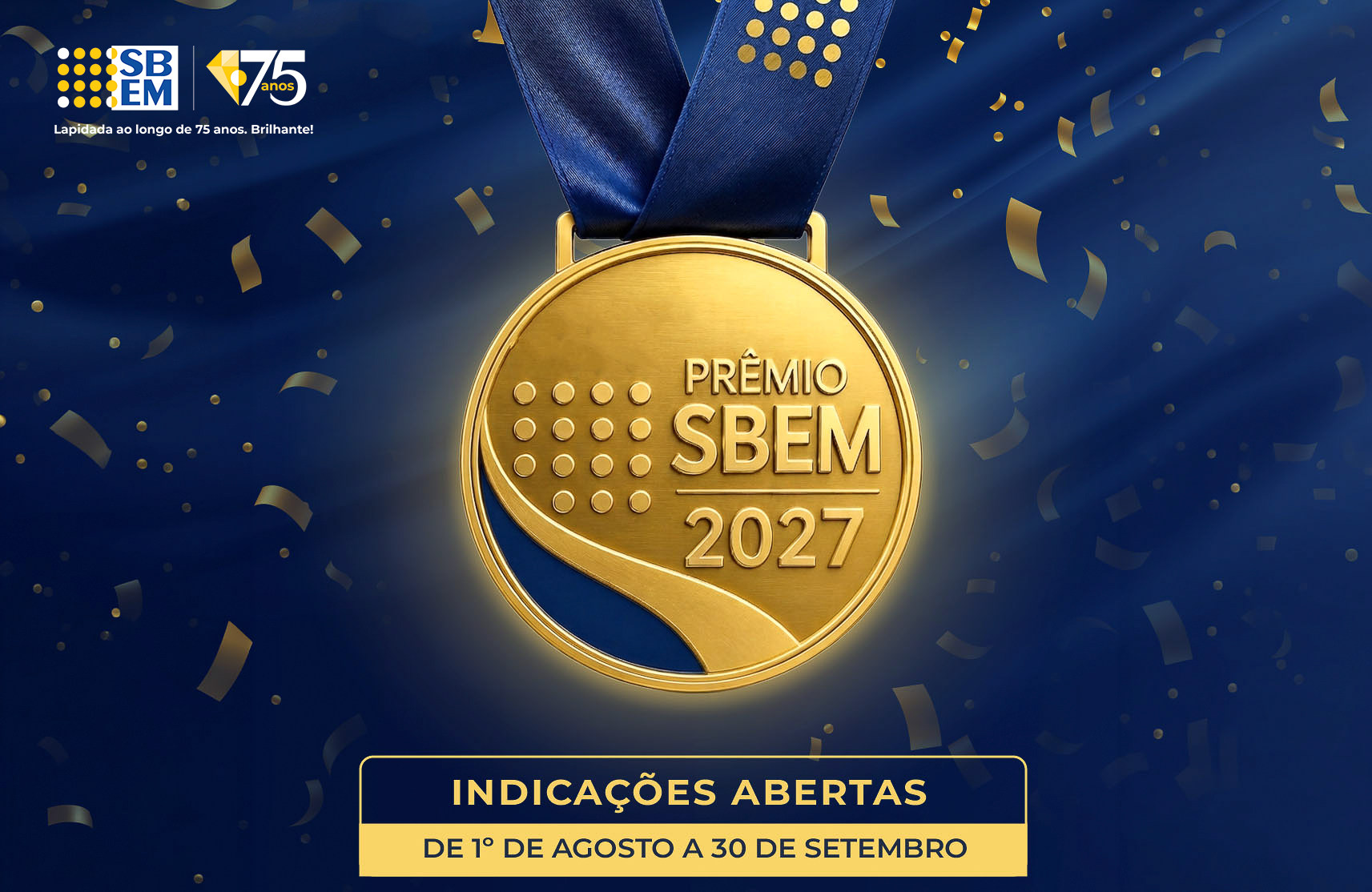 SBEM Abre Inscrições para Indicações aos Prêmios SBEM 2027