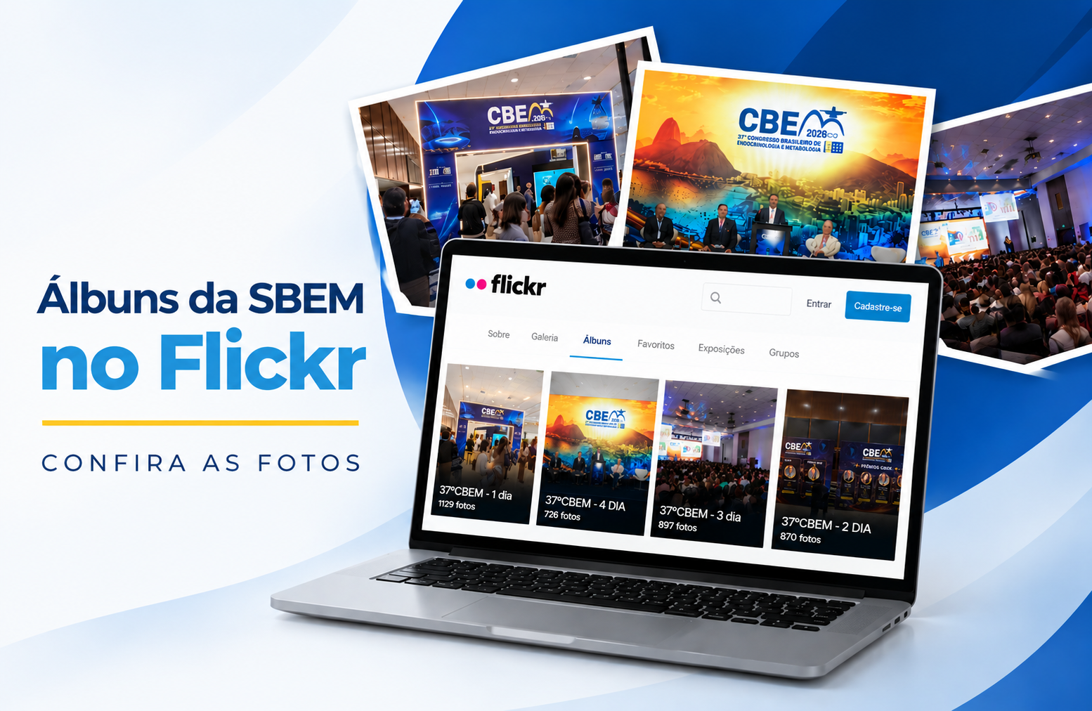 Álbuns de Fotos da SBEM estão disponíveis no Flickr